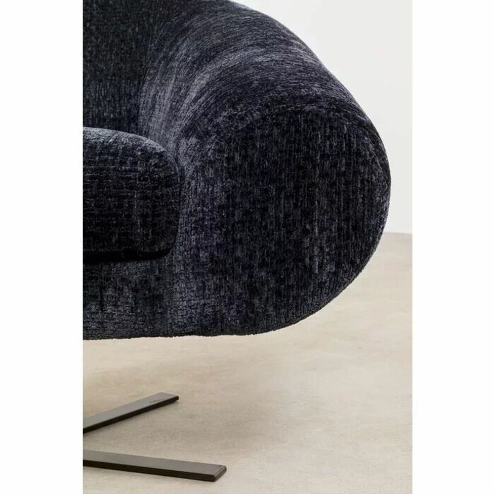 Armchairs - Swivel Armchair Ciao Midnight - KARE DESIGN