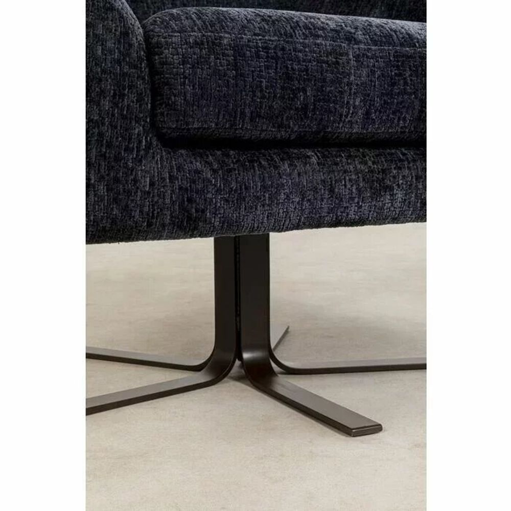 Armchairs - Swivel Armchair Ciao Midnight - KARE DESIGN