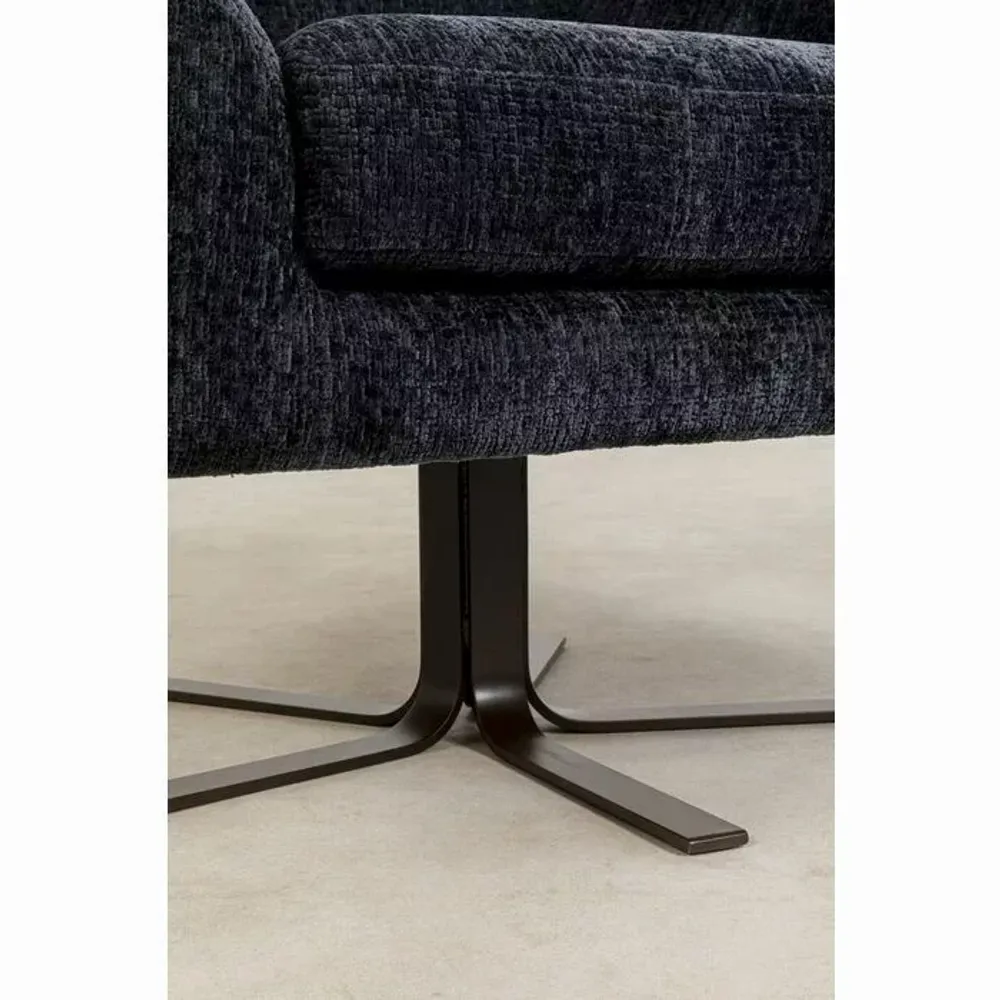 Fauteuils - Fauteuil pivotant Ciao Midnight - KARE DESIGN