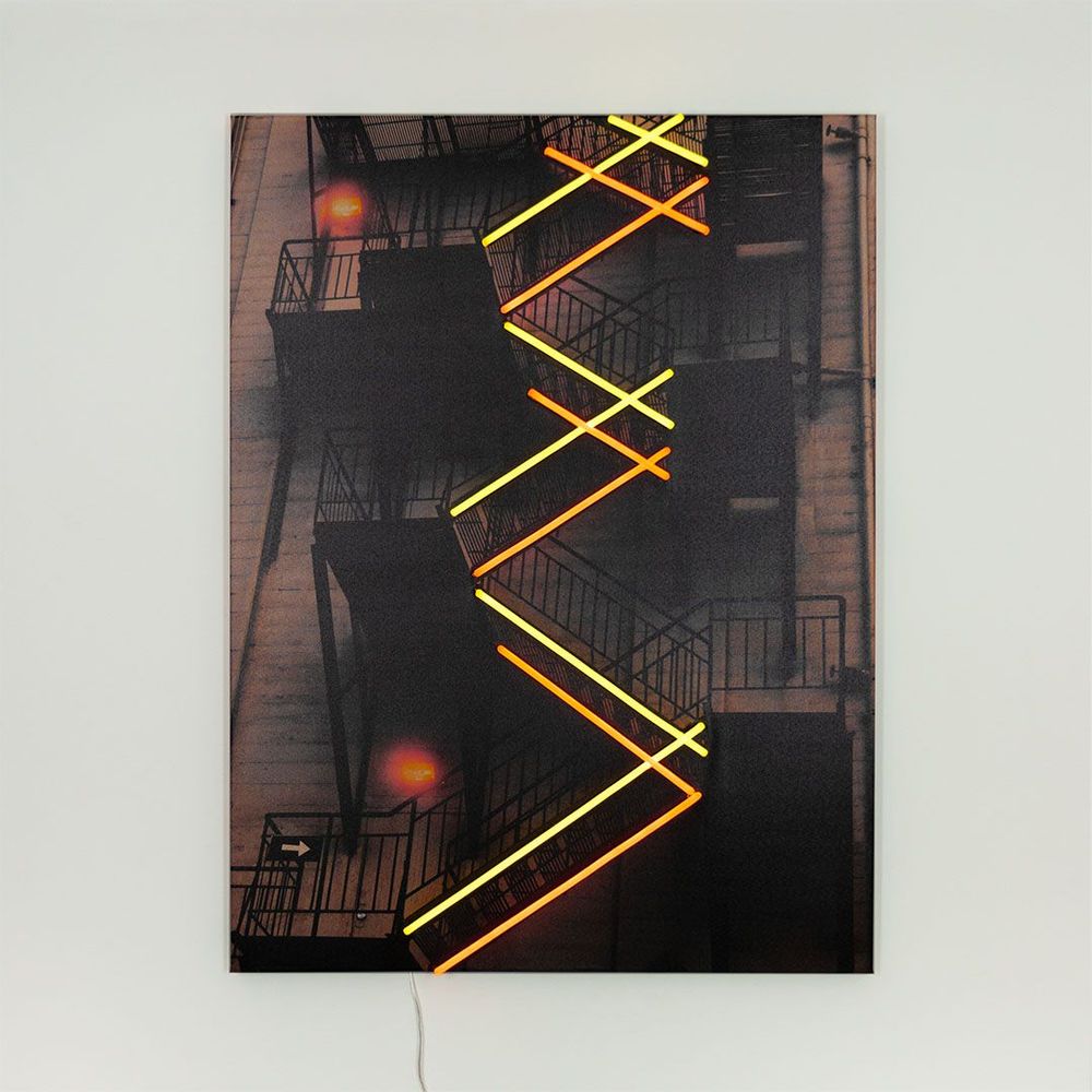 Wall lamps - Wall Painting (LED Neon) - NY Stairs - LOCOMOCEAN
