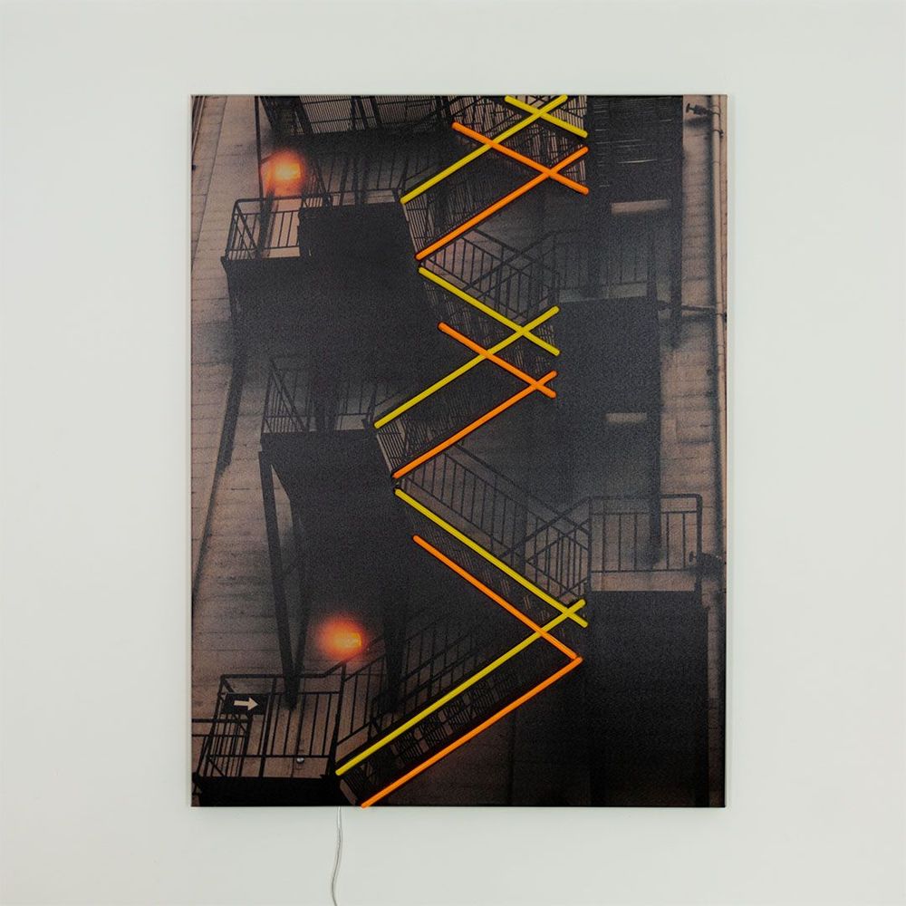 Wall lamps - Wall Painting (LED Neon) - NY Stairs - LOCOMOCEAN