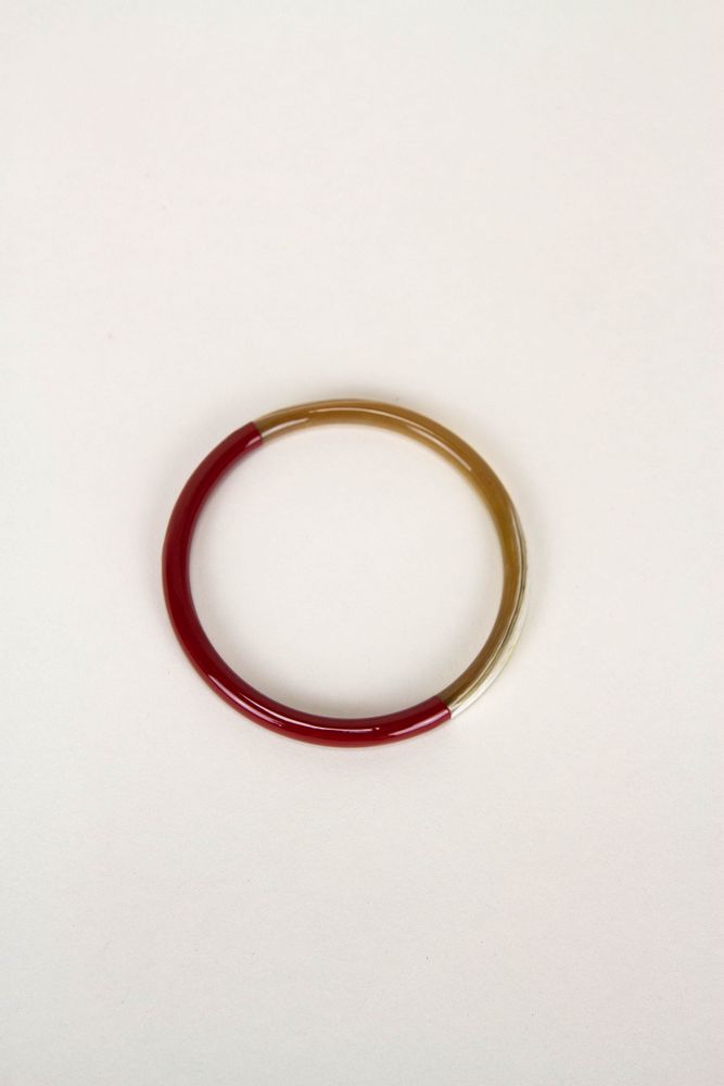 Bracelets - Horn and lacquer round bangles - L INDOCHINEUR X RIVÊT