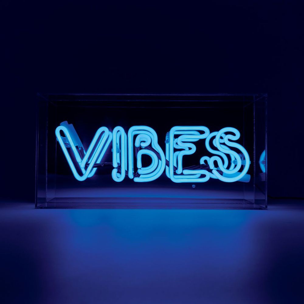 Table lamps - Acrylic Box Neon - Vibes - LOCOMOCEAN