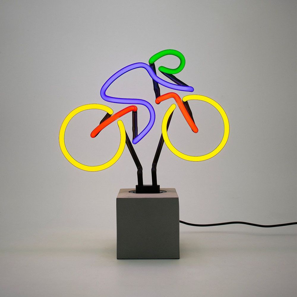 Lampes de table - Néon sur socle - Vélo - LOCOMOCEAN
