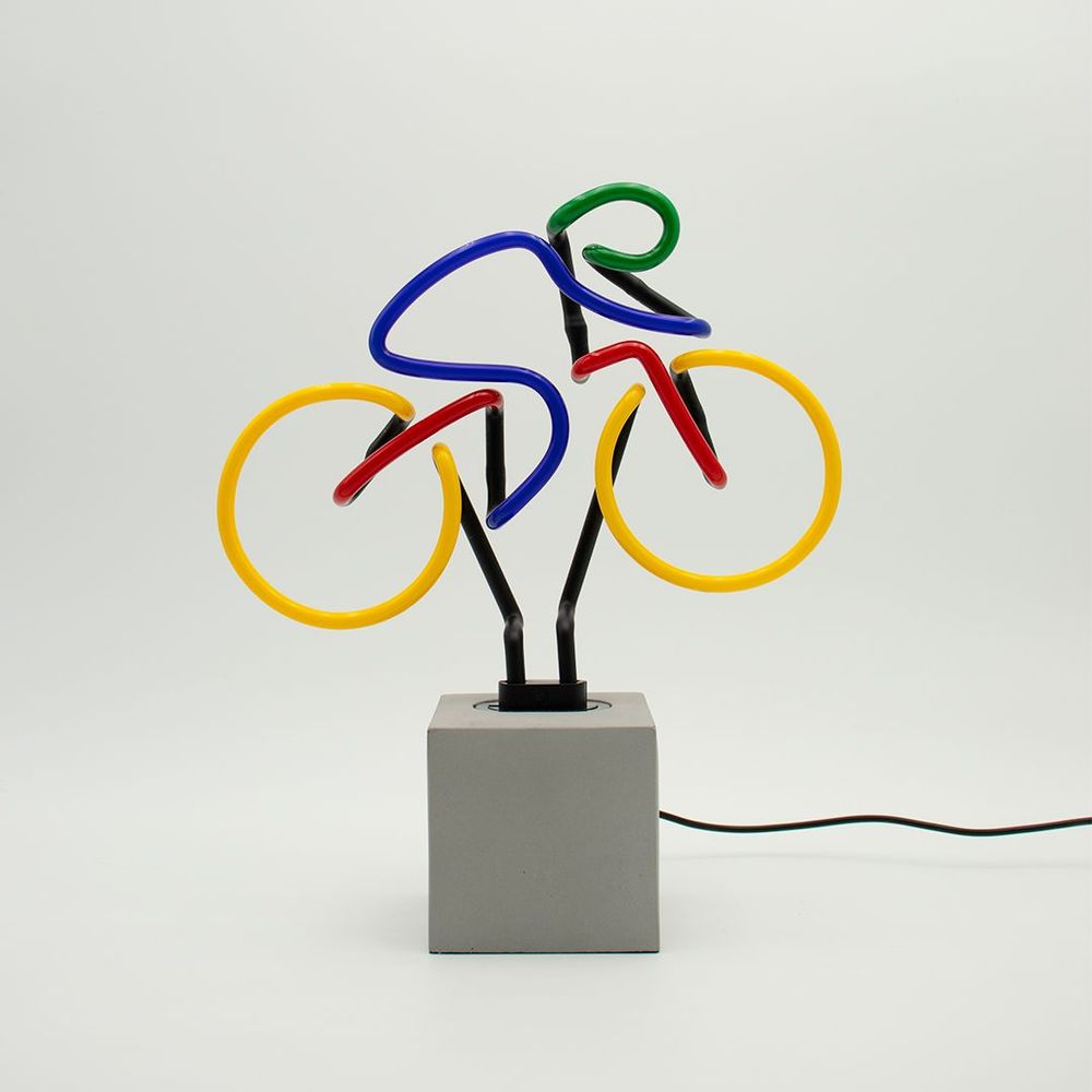 Lampes de table - Néon sur socle - Vélo - LOCOMOCEAN
