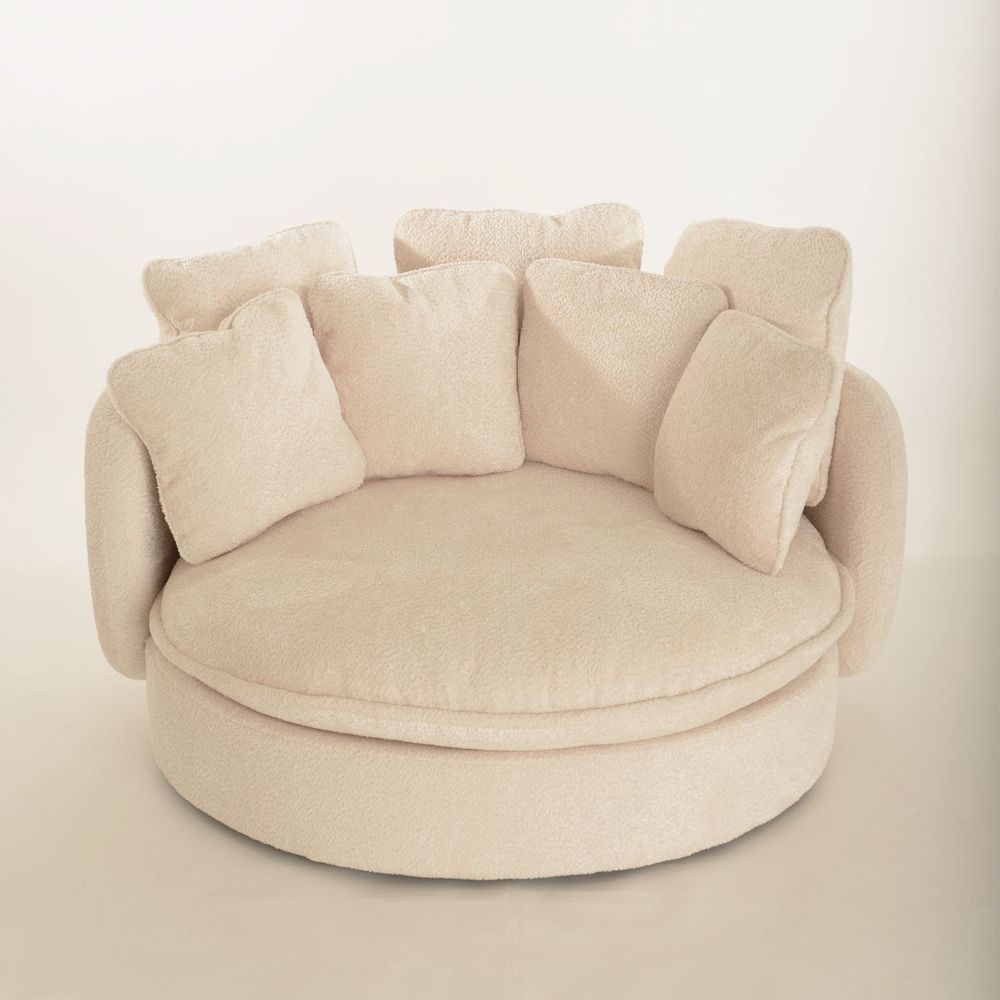 Fauteuils - Fauteuils pivotants collection OURS POLAIRE - JOE SAYEGH PARIS