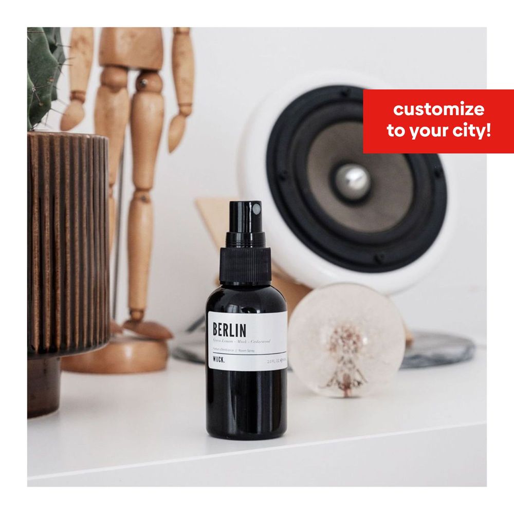 Home fragrances - Travel roomspray - Berlin - WIJCK.