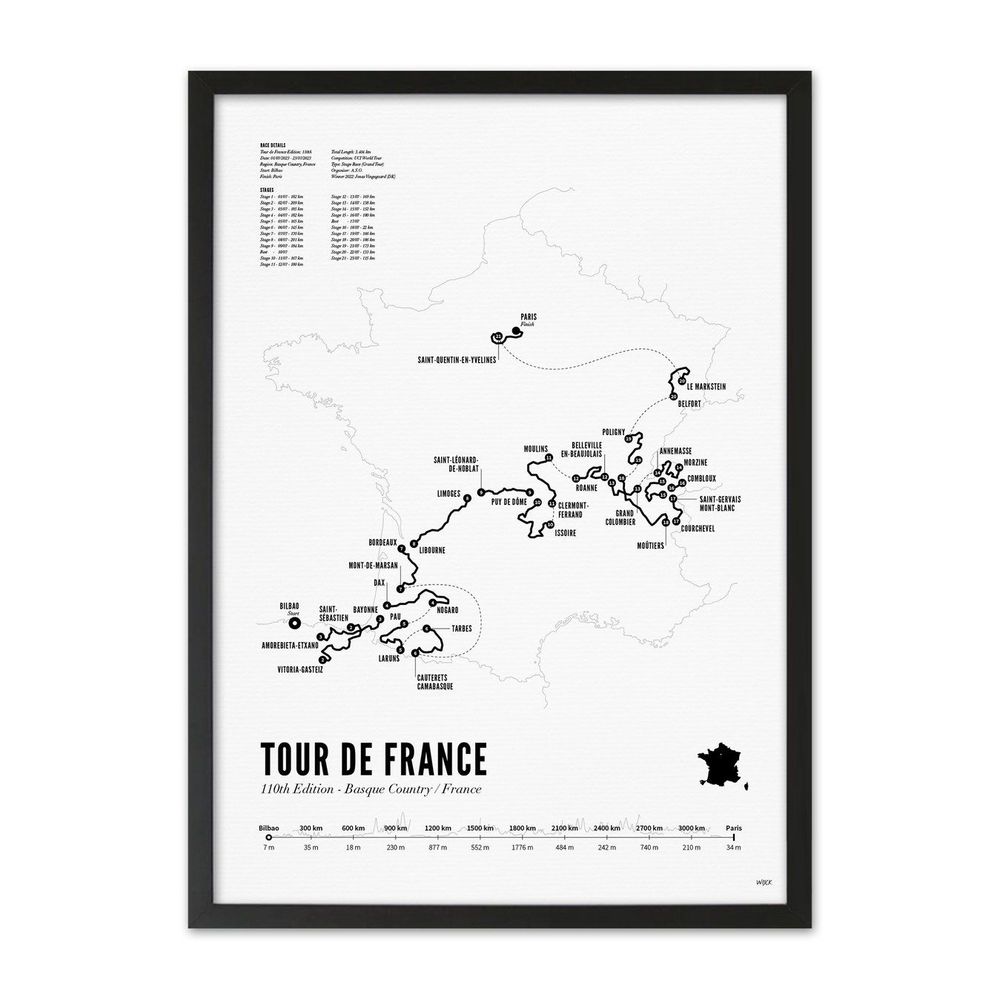 Affiches - Le Tour 2023 - Tour de France - WIJCK.