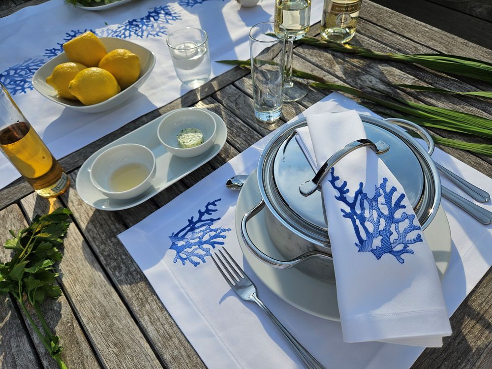 Table linen - CORAL napkin - ARTIPARIS