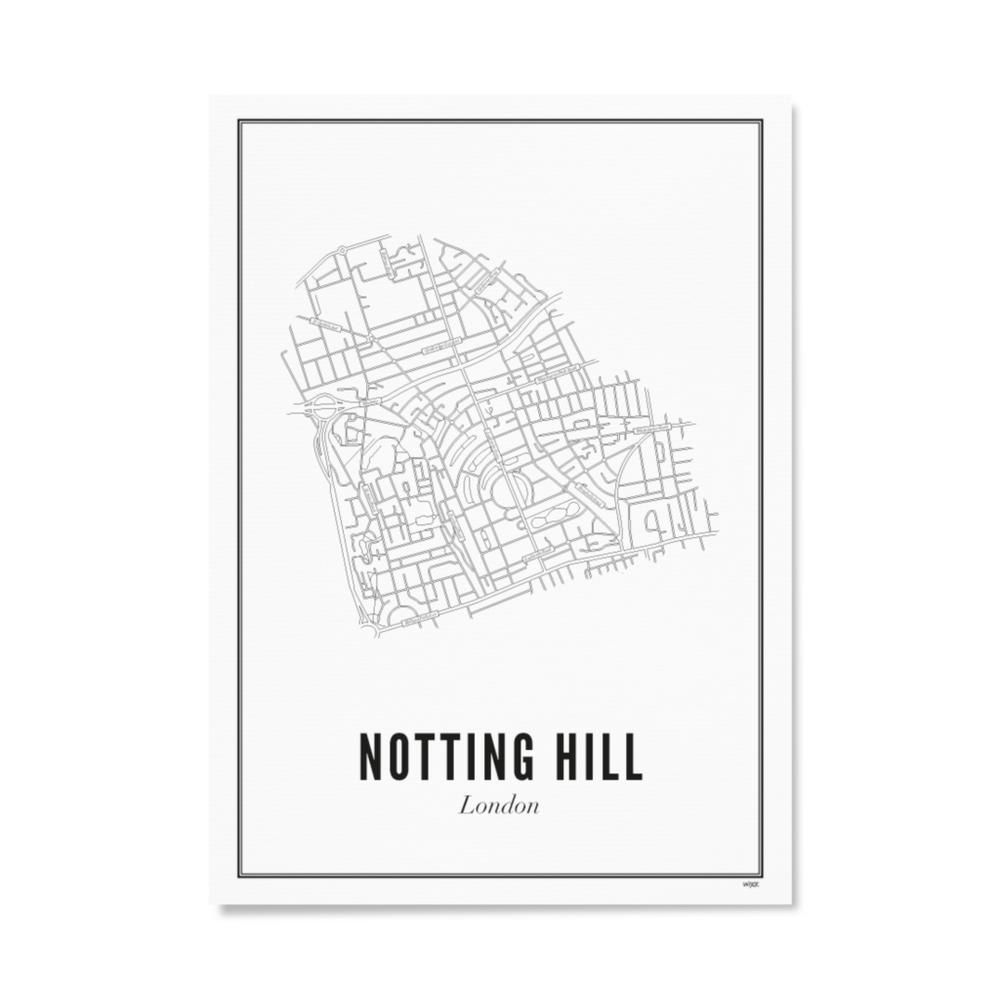 Affiches - Imprimer - Londres - Notting Hill - WIJCK.