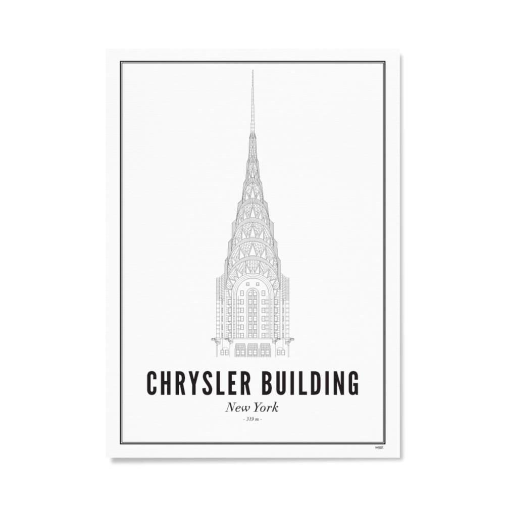 Other wall decoration - Print - New York - Chrysler building - WIJCK.