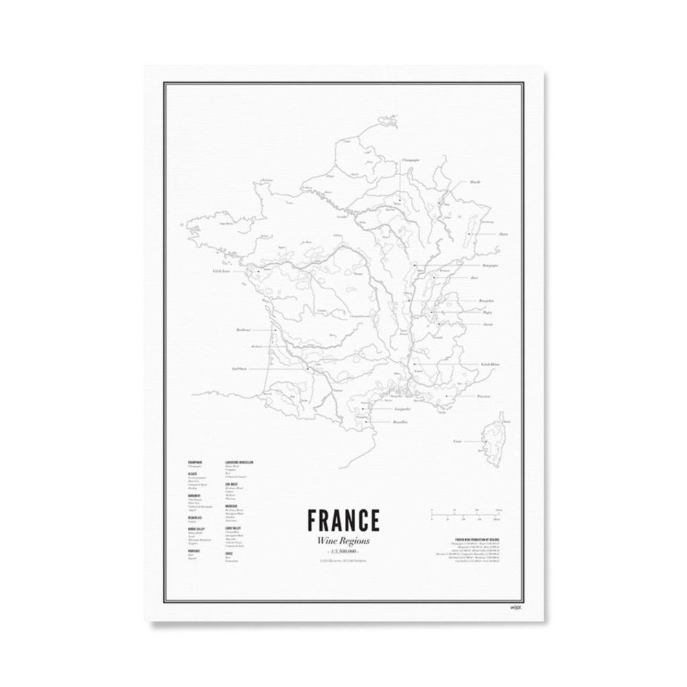 Affiches - Print - Pays viticole France - WIJCK.