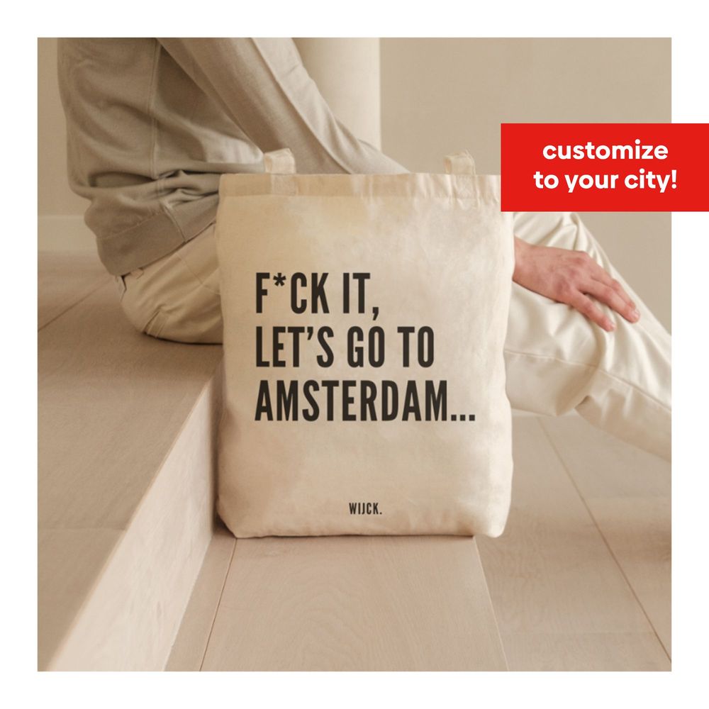 Sacs et cabas - Totebag - F*CK, on va à Amsterdam - WIJCK.