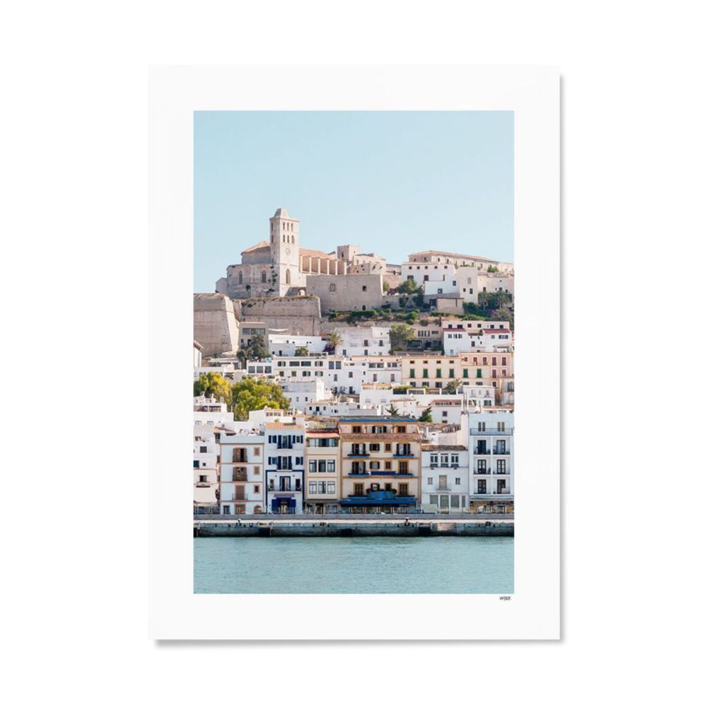 Poster - Old town ibiza - Color Collection - WIJCK.