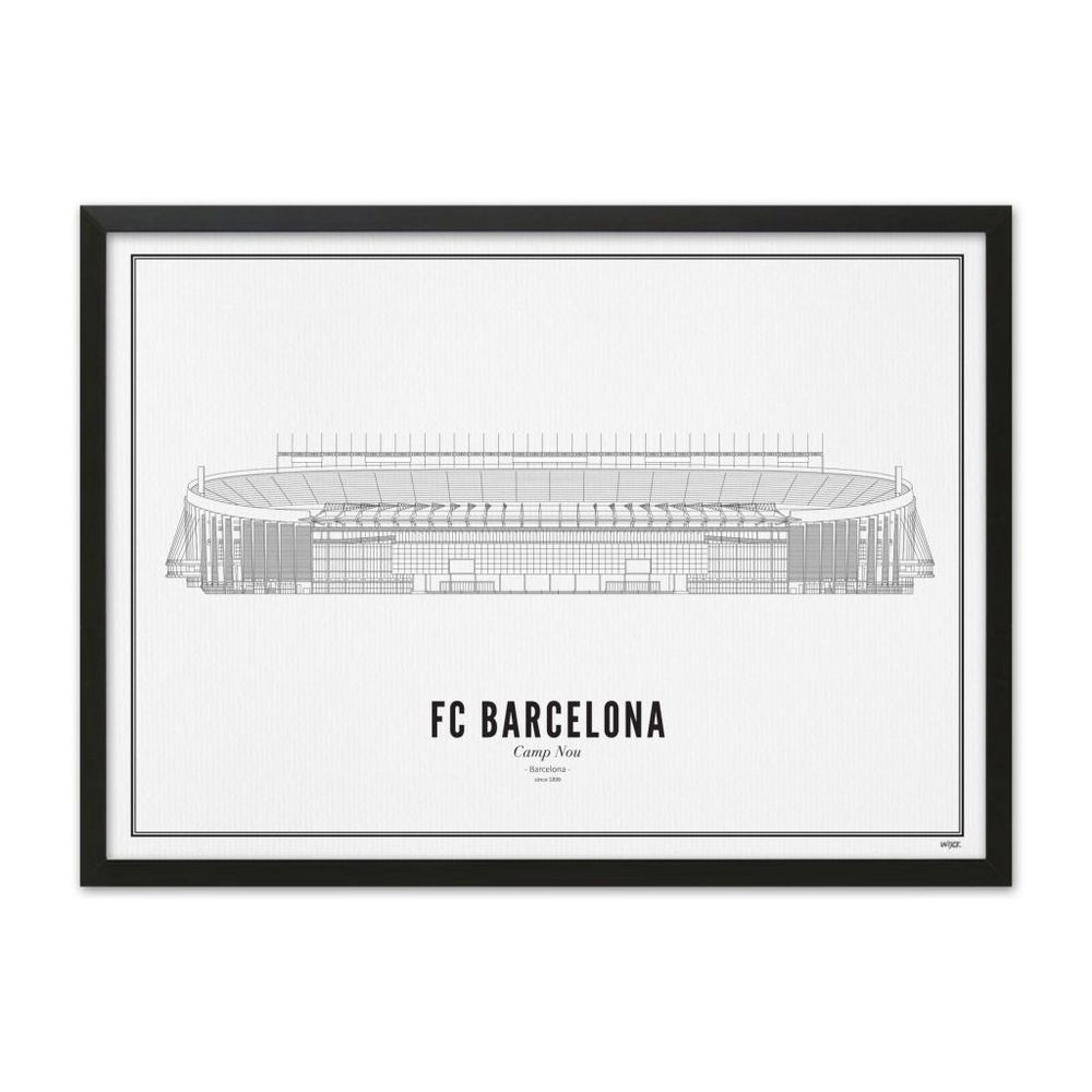 Poster - Camp Nou - International Stadium Collection - WIJCK.