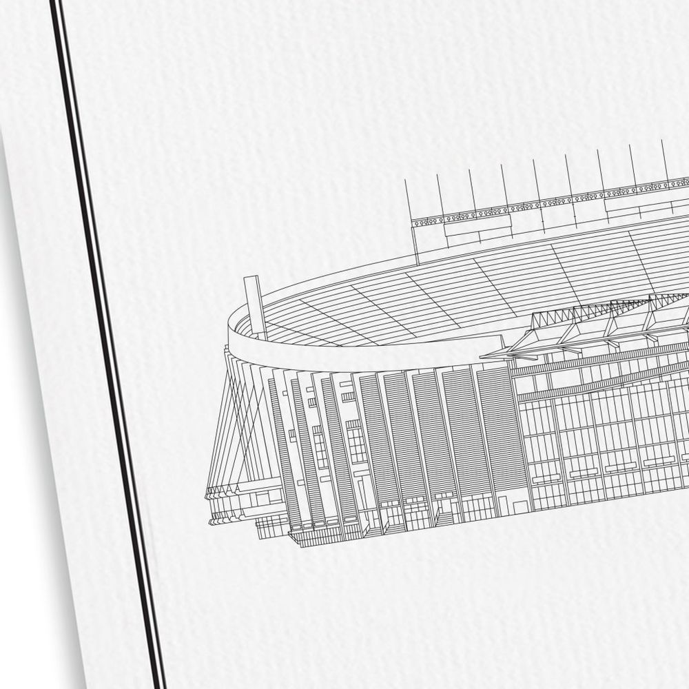 Poster - Camp Nou - International Stadium Collection - WIJCK.
