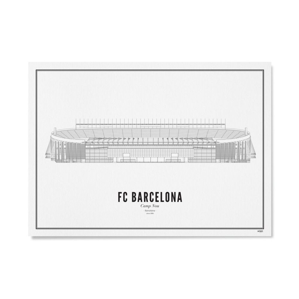 Poster - Camp Nou - International Stadium Collection - WIJCK.
