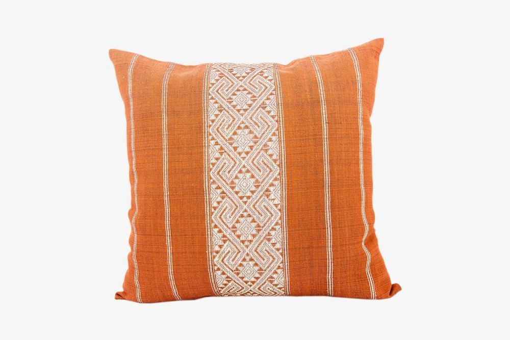 Cushions - Cushion Covers |Cotton & Vines | Flowers of Kudzu Vine Patterns| - NIKONE HANDCRAFT, LAOS