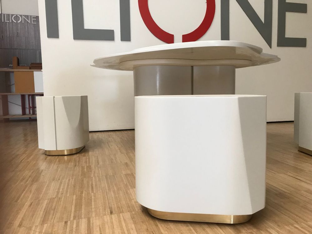 Buffets - Table en Solid Surface sur mesure - ILIONE