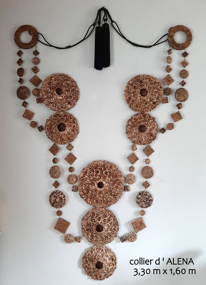 Other wall decoration - ALENA necklace - FRANCOISE JEANNIN