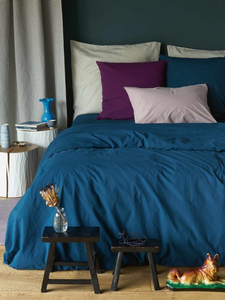 Linge de lit - Linge de lit en percale de coton bio - LA CERISE SUR LE GÂTEAU