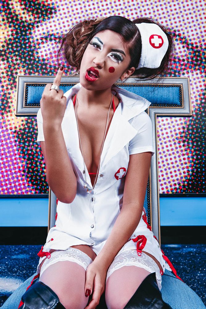 Art photos - The Nurse - Original Artwork C-Print Photography or Diasec® - LUDO CAZEBA - LIMITED PHOTOGRAPHY EDITIONS