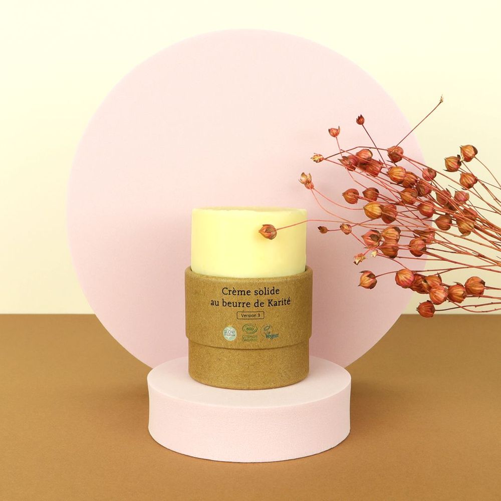Cosmétiques - Crème solide au beurre de karité - COMME AVANT