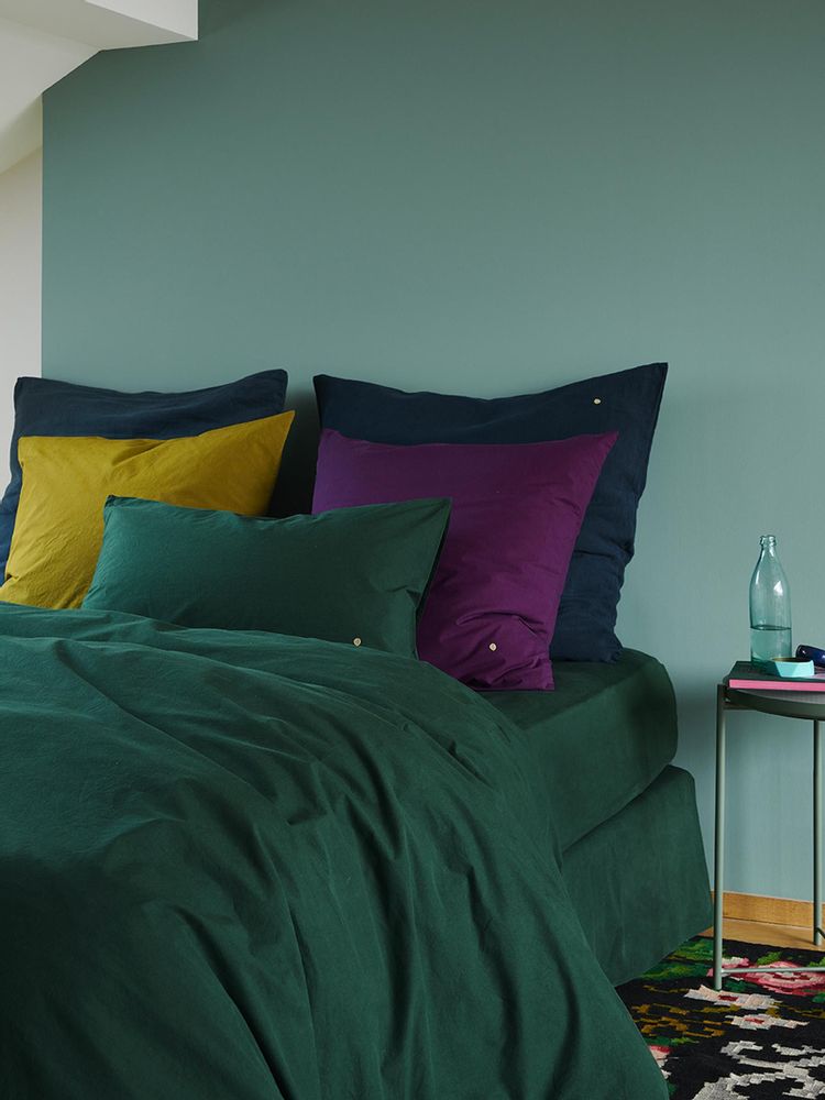 Linge de lit - Linge de lit en percale de coton bio - LA CERISE SUR LE GÂTEAU