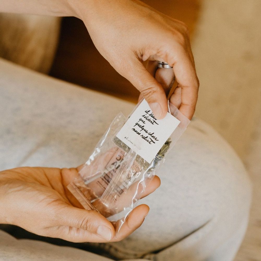 Coffee and tea - Organic Tea and Infusion Bags linked to a mantra - GREENMA