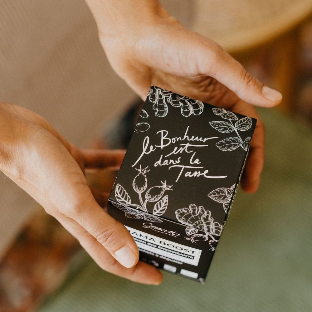 Coffee and tea - Organic Tea and Infusion Bags linked to a mantra - GREENMA