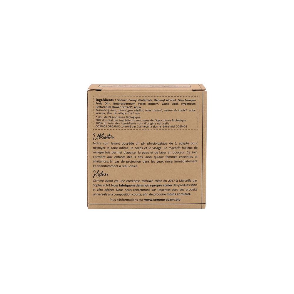 Beauty products - pH neutral intimate hygiene soap with St. John's Wort oil - COMME AVANT