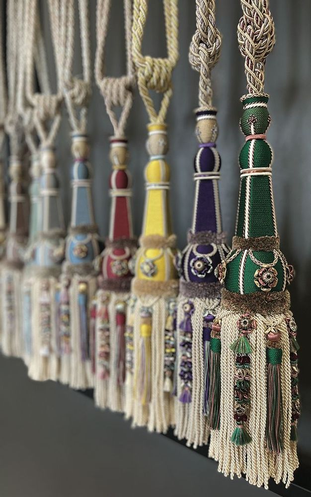 Passementerie - Embrasse 2 glands VOLANGES - HOULES