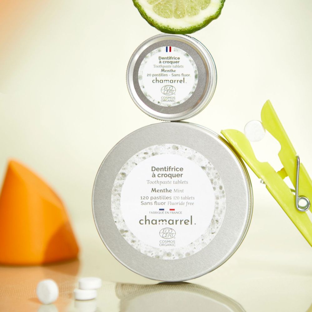 Beauty products - Certified organic chewable toothpaste - CHAMARREL