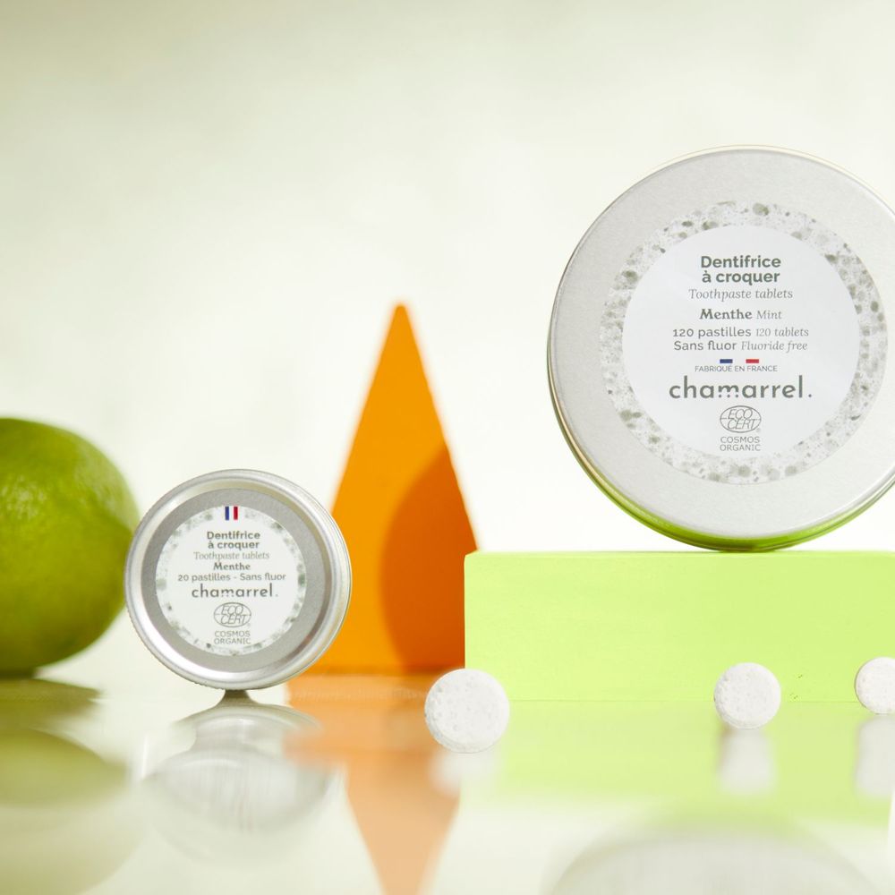 Beauty products - Certified organic chewable toothpaste - CHAMARREL