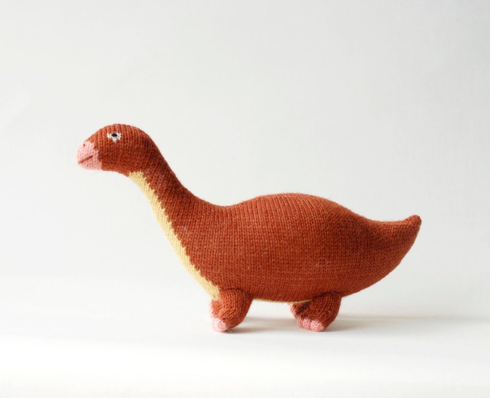 Toys - DIPO: alpaca knitted plushie. DINOS Collection CE standards - SOL DE MAYO