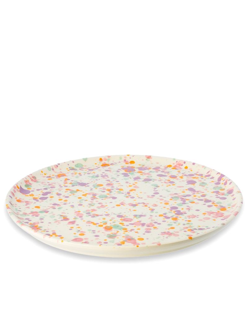 Formal plates - Confetti Pizza Plate - FAMILIANNA