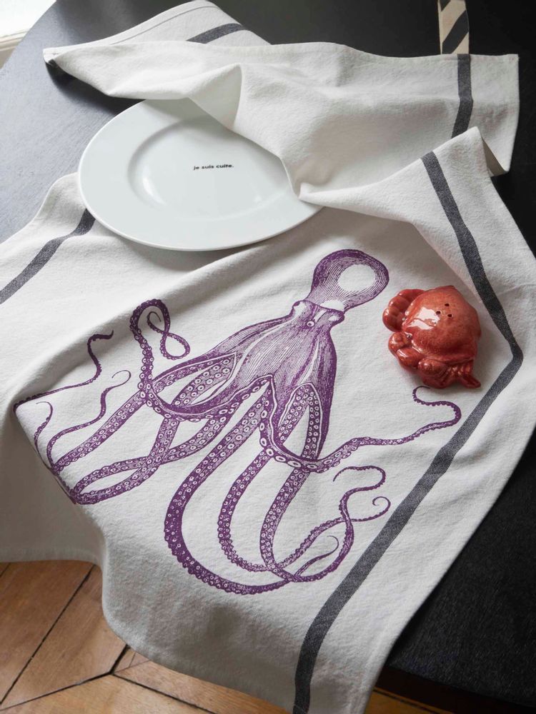 Torchons textile - Torchons imprimés - LA CERISE SUR LE GÂTEAU