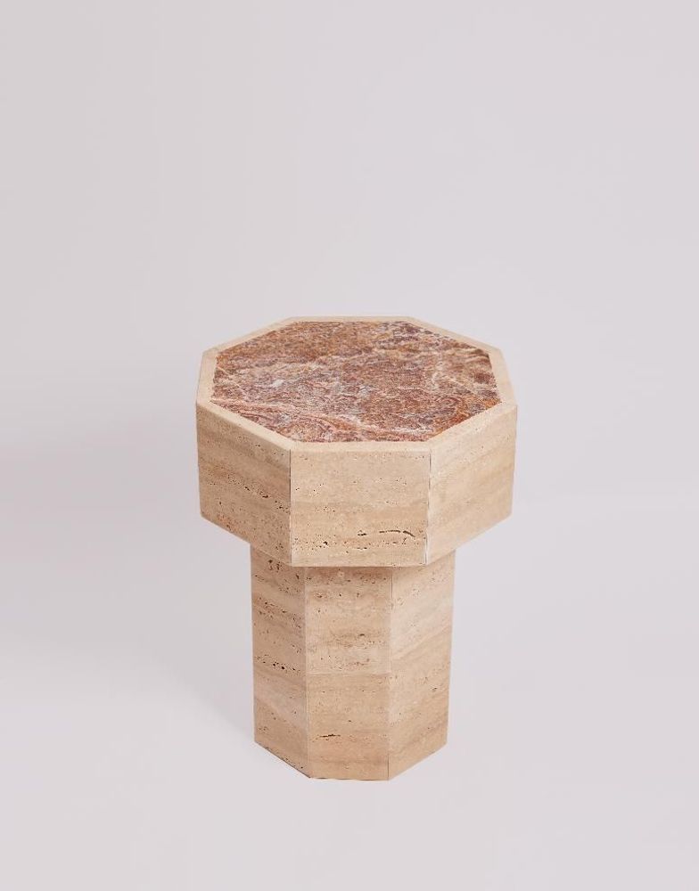 Autres tables - Table d'appoint Gisèle - Onyx rouge - STUDIO GAÏA