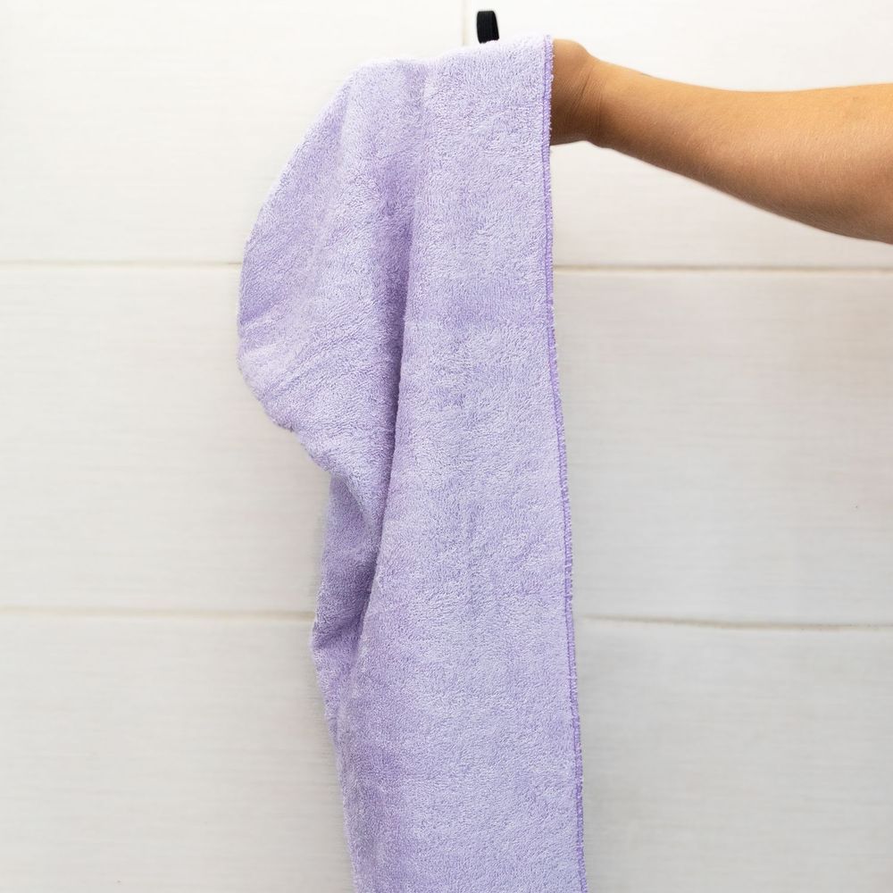 Bath towels - Bamboo Hair Towel | Gray - CHAMARREL