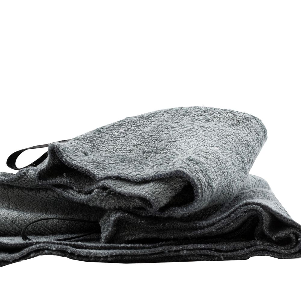 Bath towels - Bamboo Hair Towel | Gray - CHAMARREL