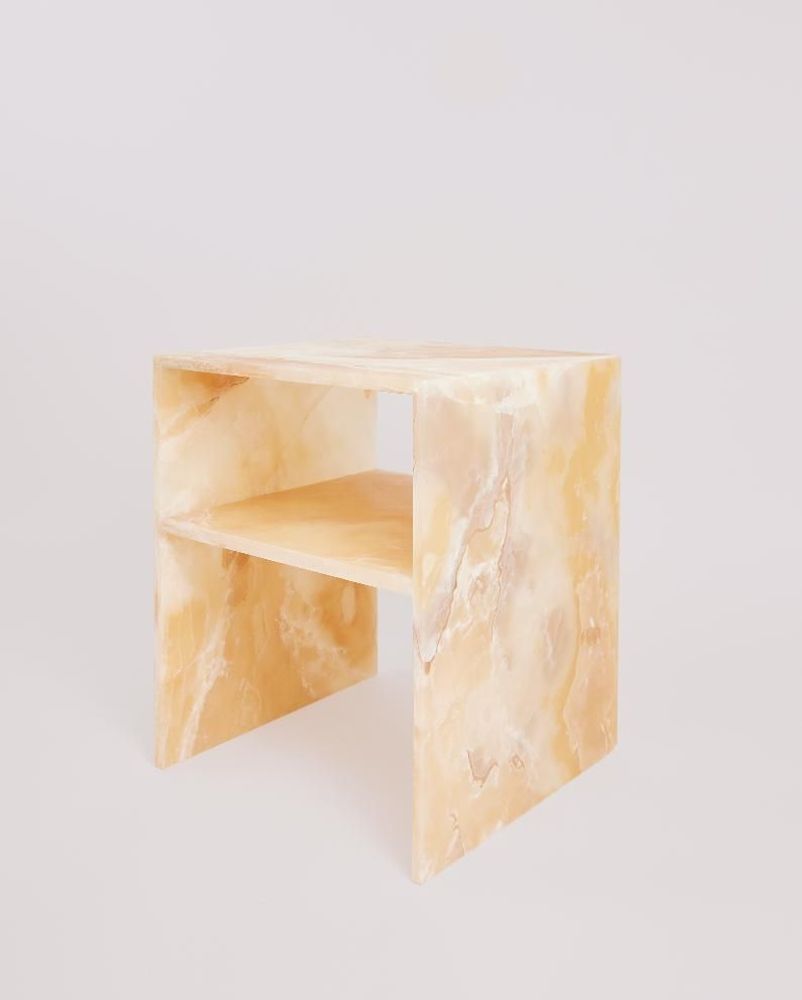 Other tables - The Rosa table - amber onyx - STUDIO GAÏA