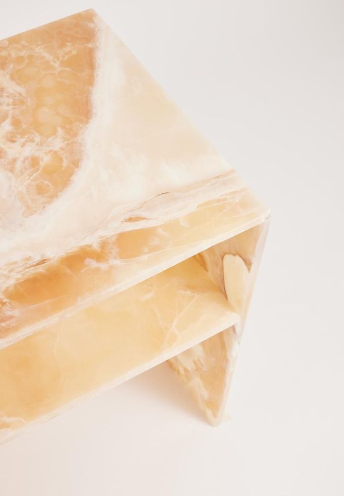 Other tables - The Rosa table - amber onyx - STUDIO GAÏA