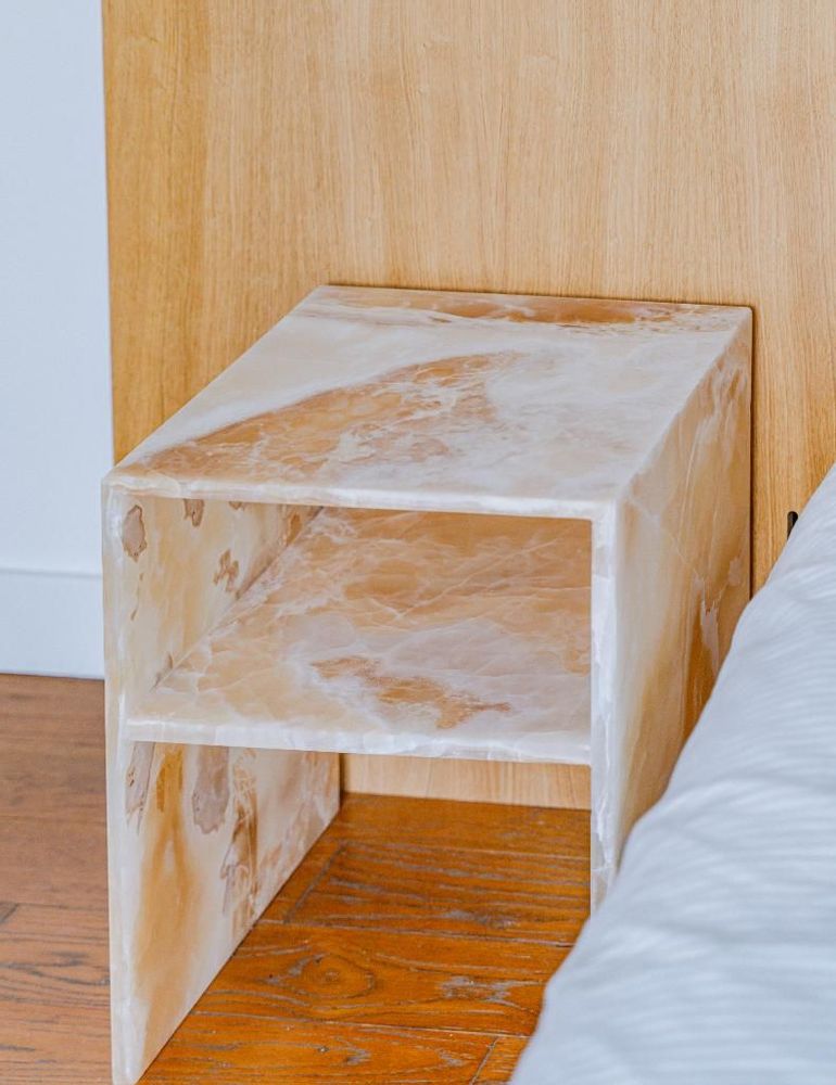 Other tables - The Rosa table - amber onyx - STUDIO GAÏA