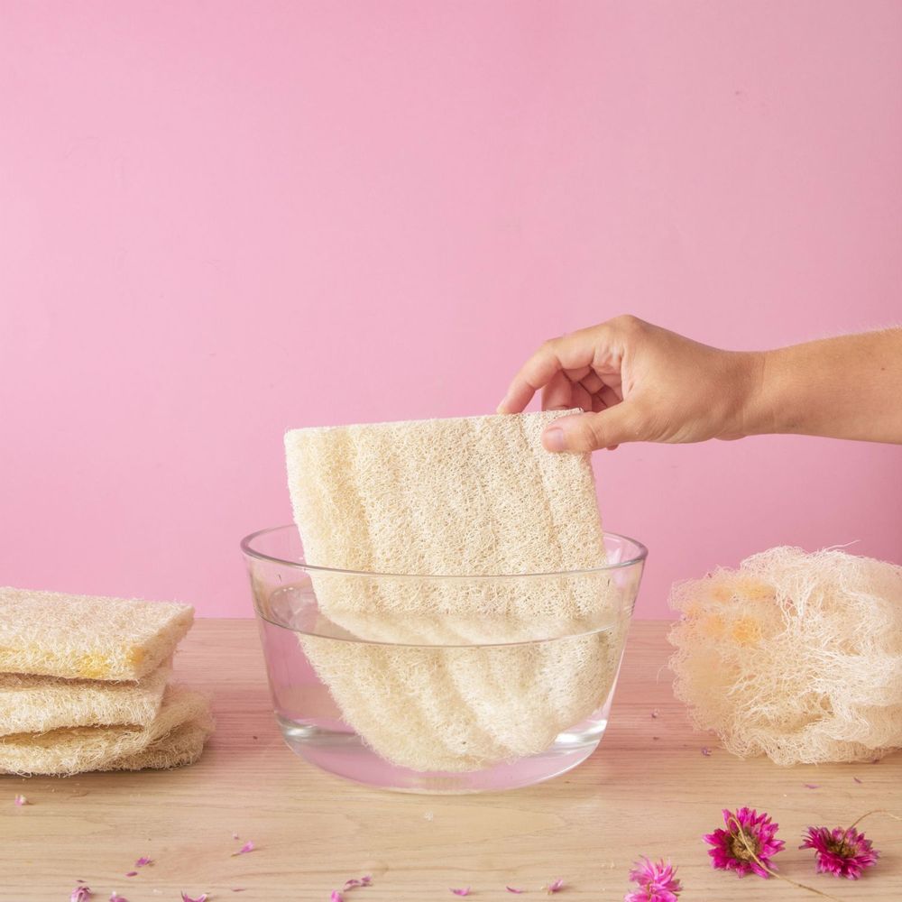 Homewear bien-être - Loofah brut | Eponge durable - CHAMARREL