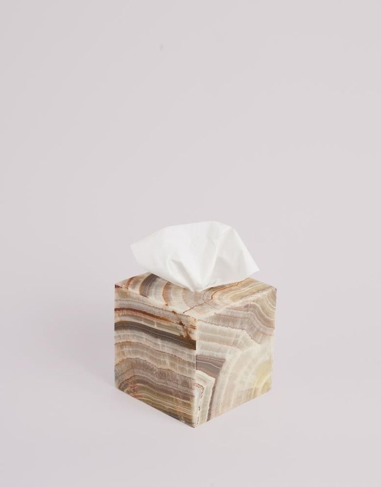 Objets de décoration - La boîte à mouchoir Anne - Onyx Vert - STUDIO GAÏA