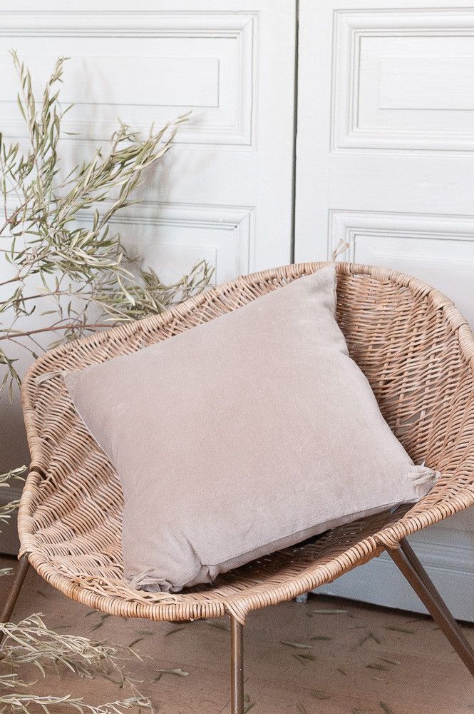 Coussins textile - LYRIC Housse de coussin 45x45 cm - EN FIL D'INDIENNE...