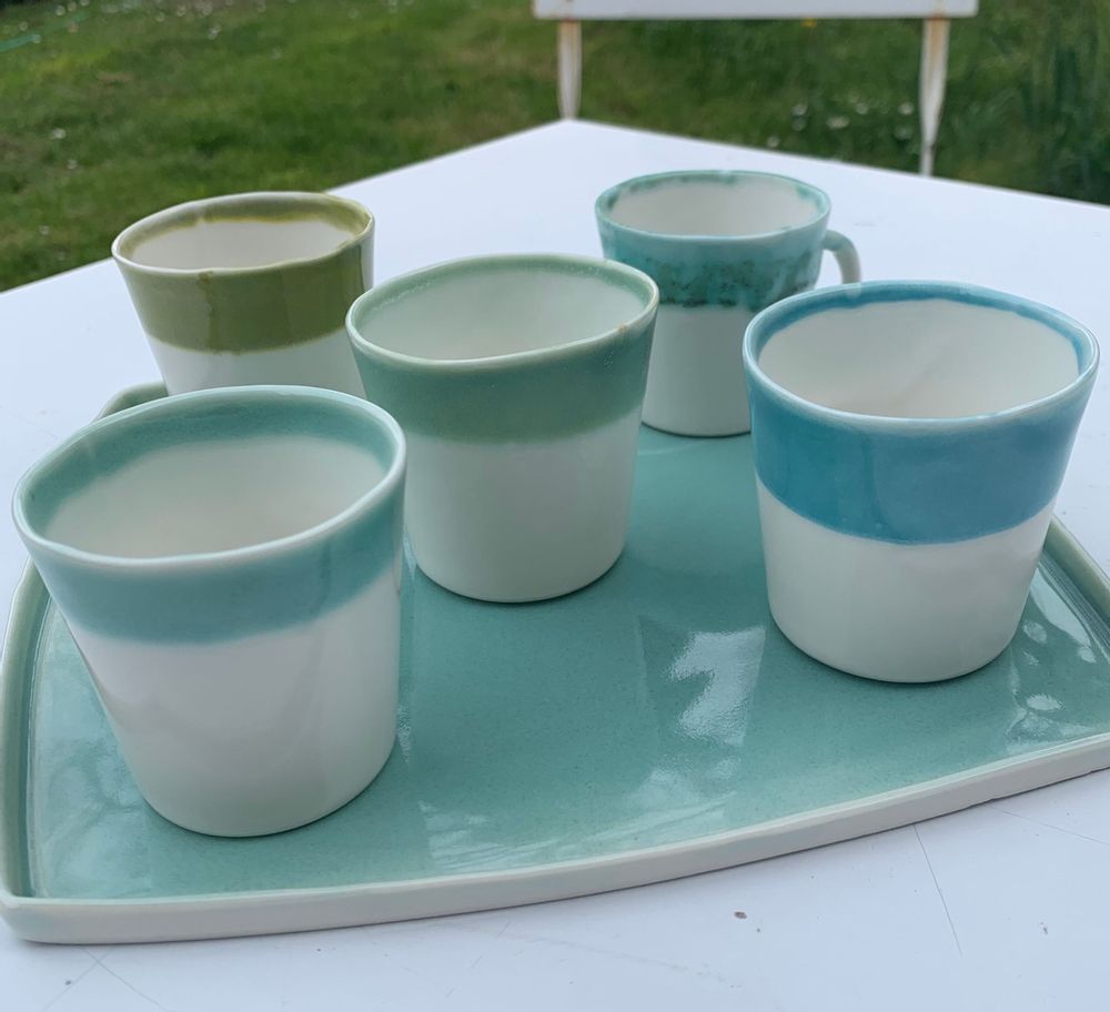 Everyday plates - Porcelain - CECILE GASC PORCELAINE