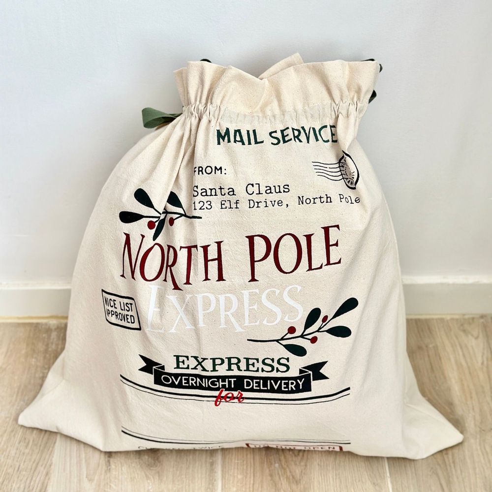 Other Christmas decorations - Santa's Sack Gift Pouch: A Magical Christmas Touch - ATELIER COSTÀ