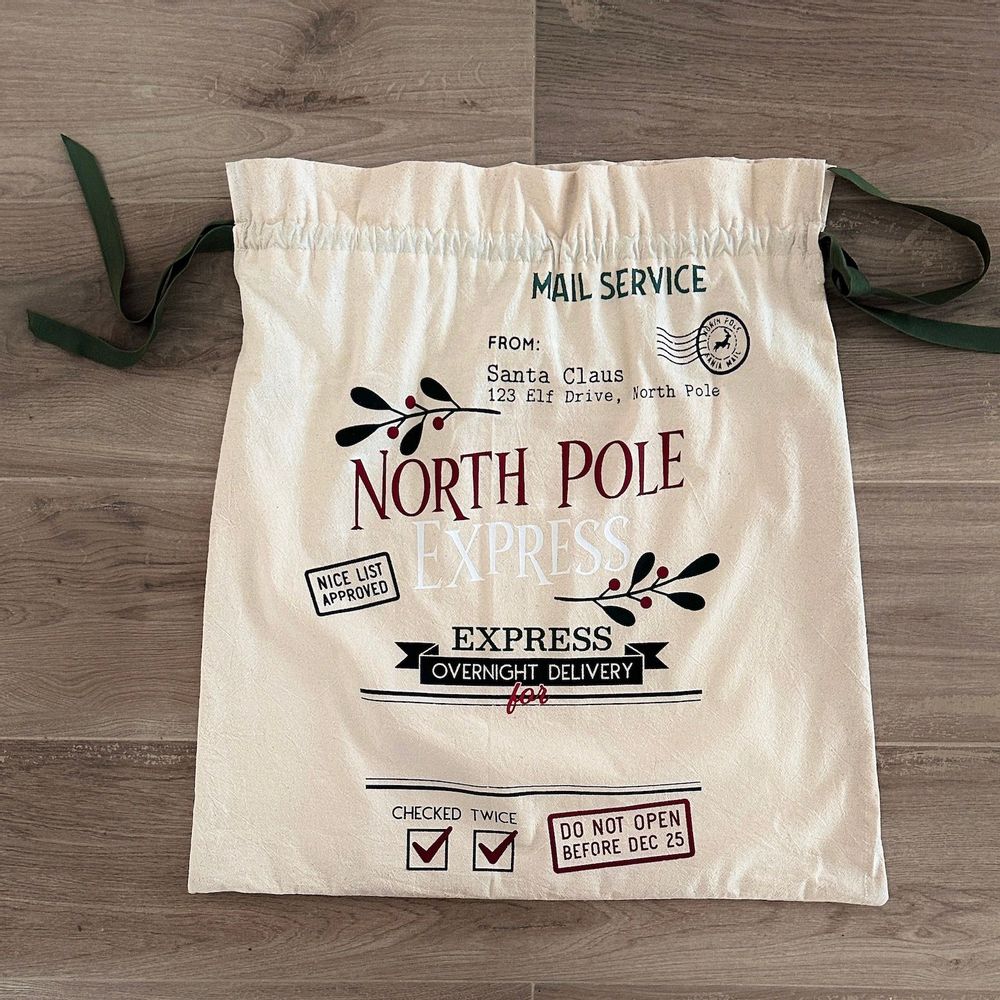 Other Christmas decorations - Santa's Sack Gift Pouch: A Magical Christmas Touch - ATELIER COSTÀ