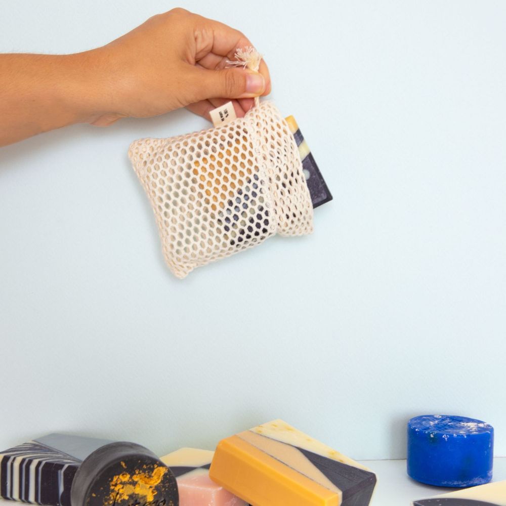 Other bath linens - Soap-saver net | Organic cotton - CHAMARREL